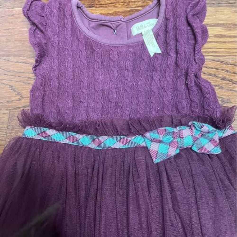 Matilda Jane 18-24 Month Burgundy Ruffle Dress - Picture 3 of 6